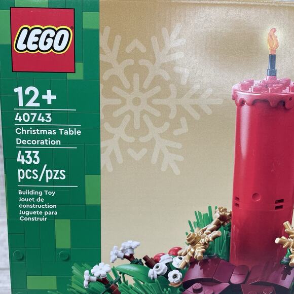 Lego Christmas Table Decoration 40743 New factory sealed Red Candle Holiday - Picture 4 of 6